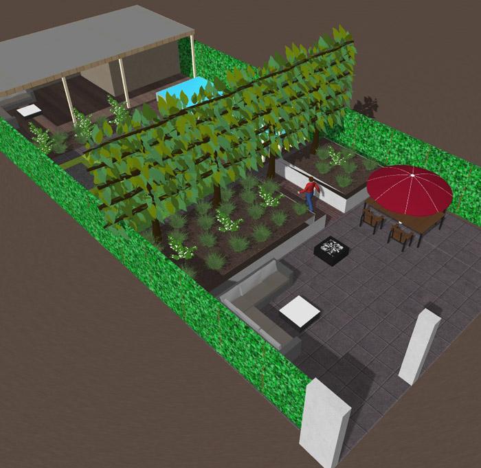 023tuinen 3D tuinontwerp